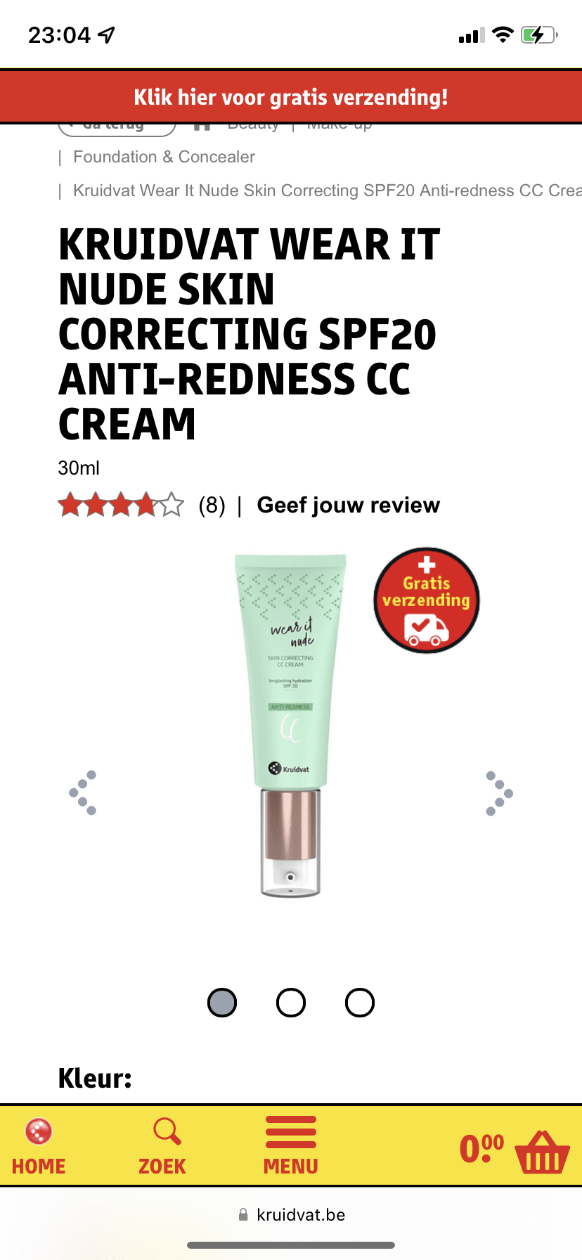 Wear It Nude Skin Correcting SPF20 Anti-dullness CC Cream - review image