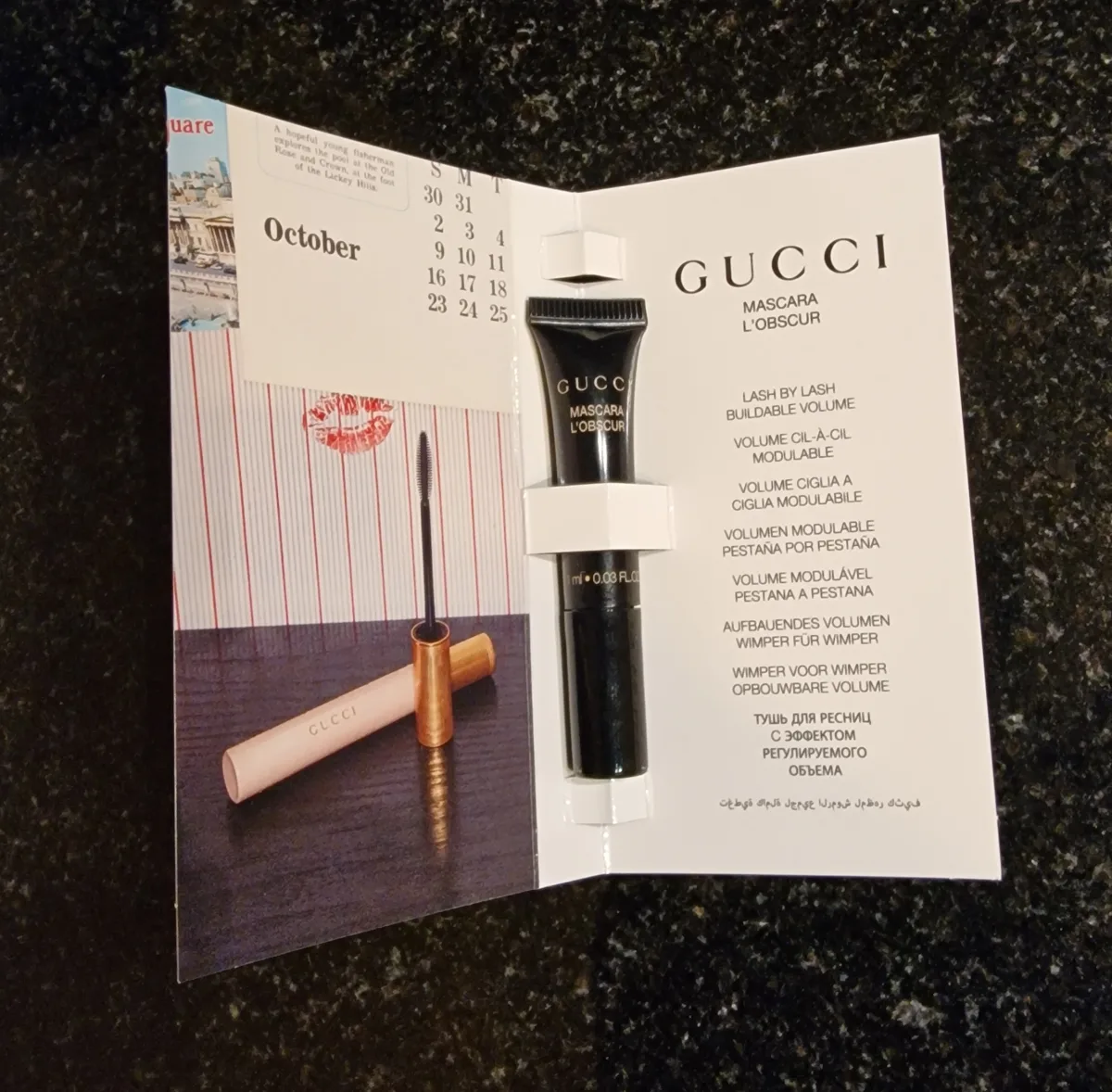 Gucci Beauty Mascara L'Obscur - before review image