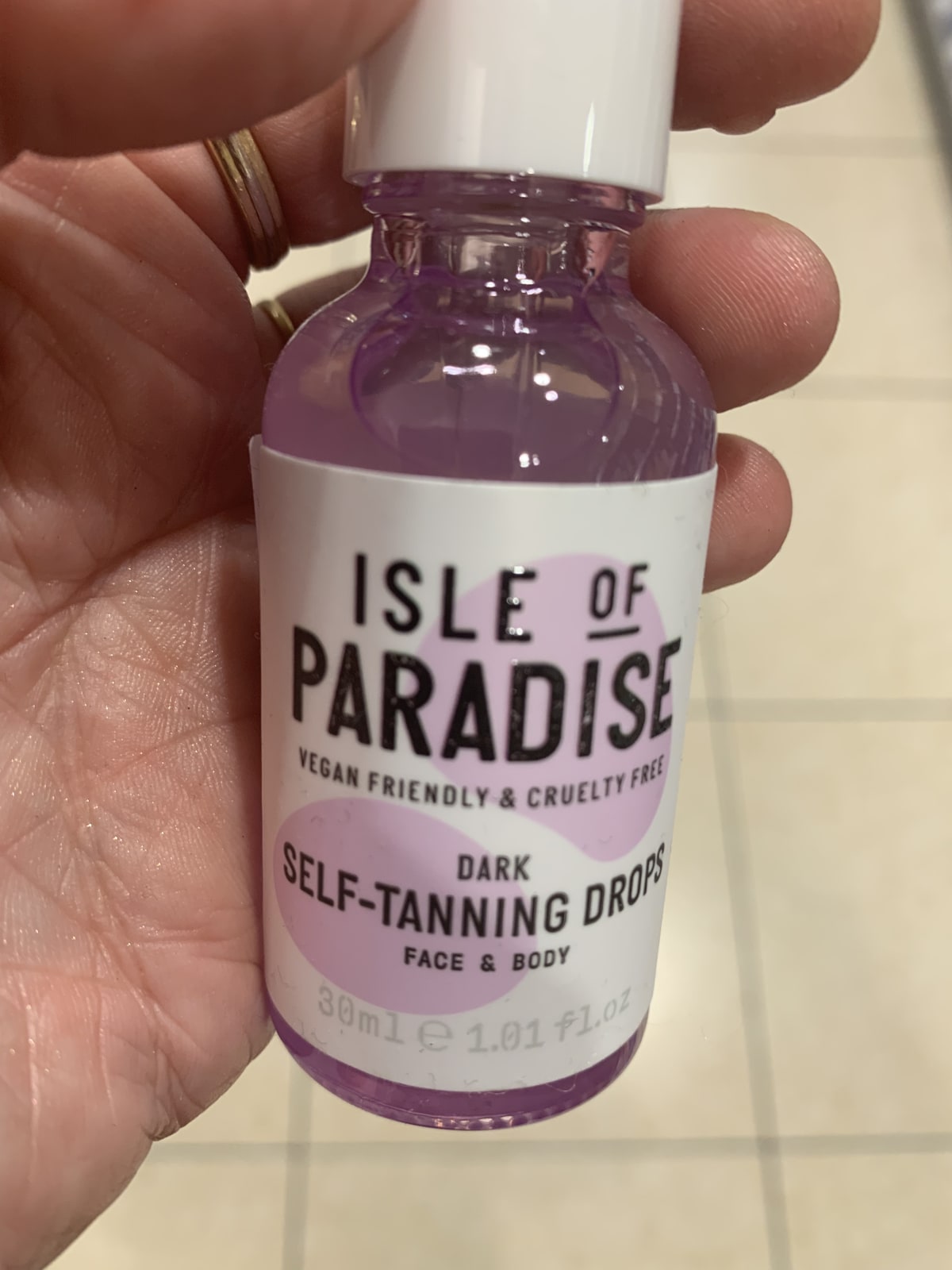 Isle of Paradise Dark Self Tanning Drops 30 ml Isle of Paradise isle paradise tanning