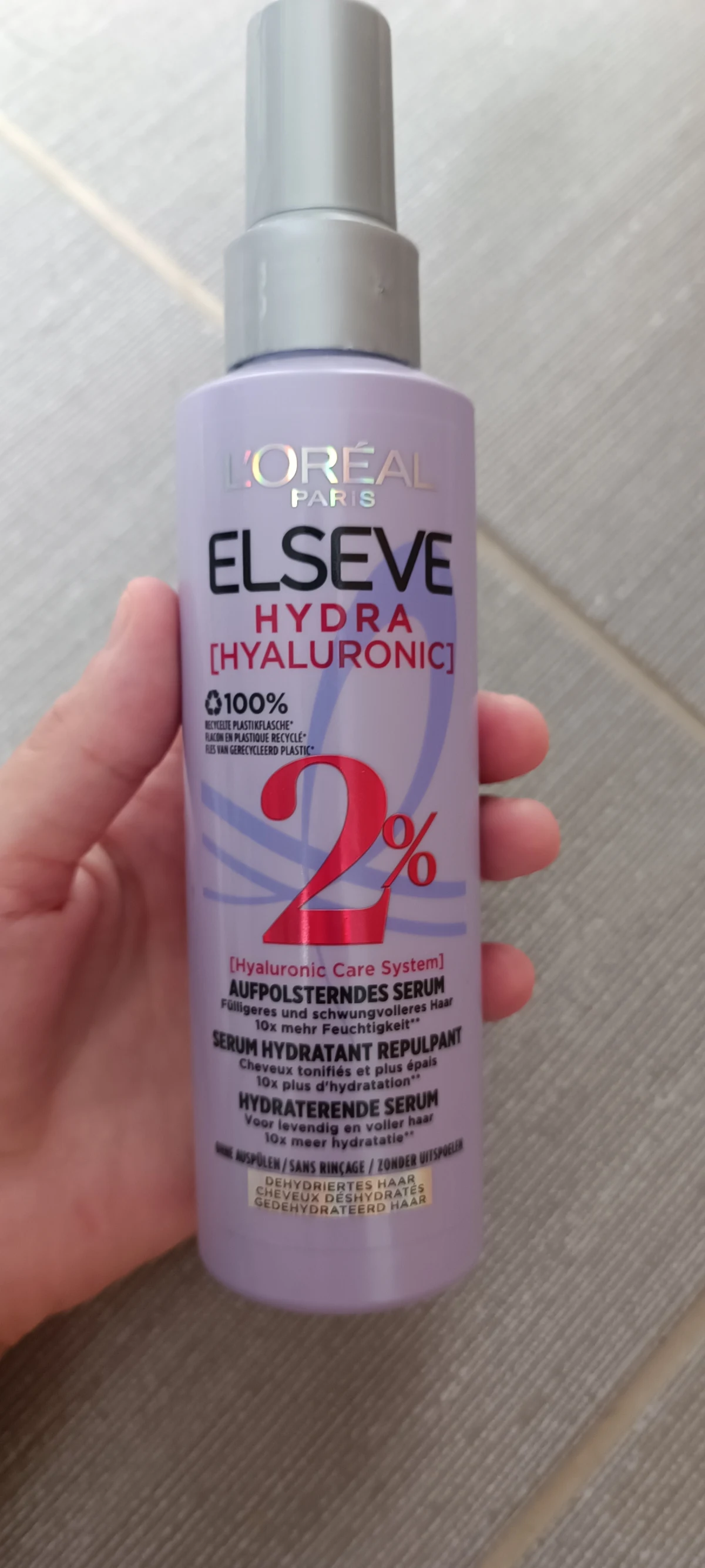 L’Oréal Paris Elvive Hydra Hyaluronic Hydraterend Volume Serum 150 ml - 6 stuks - review image