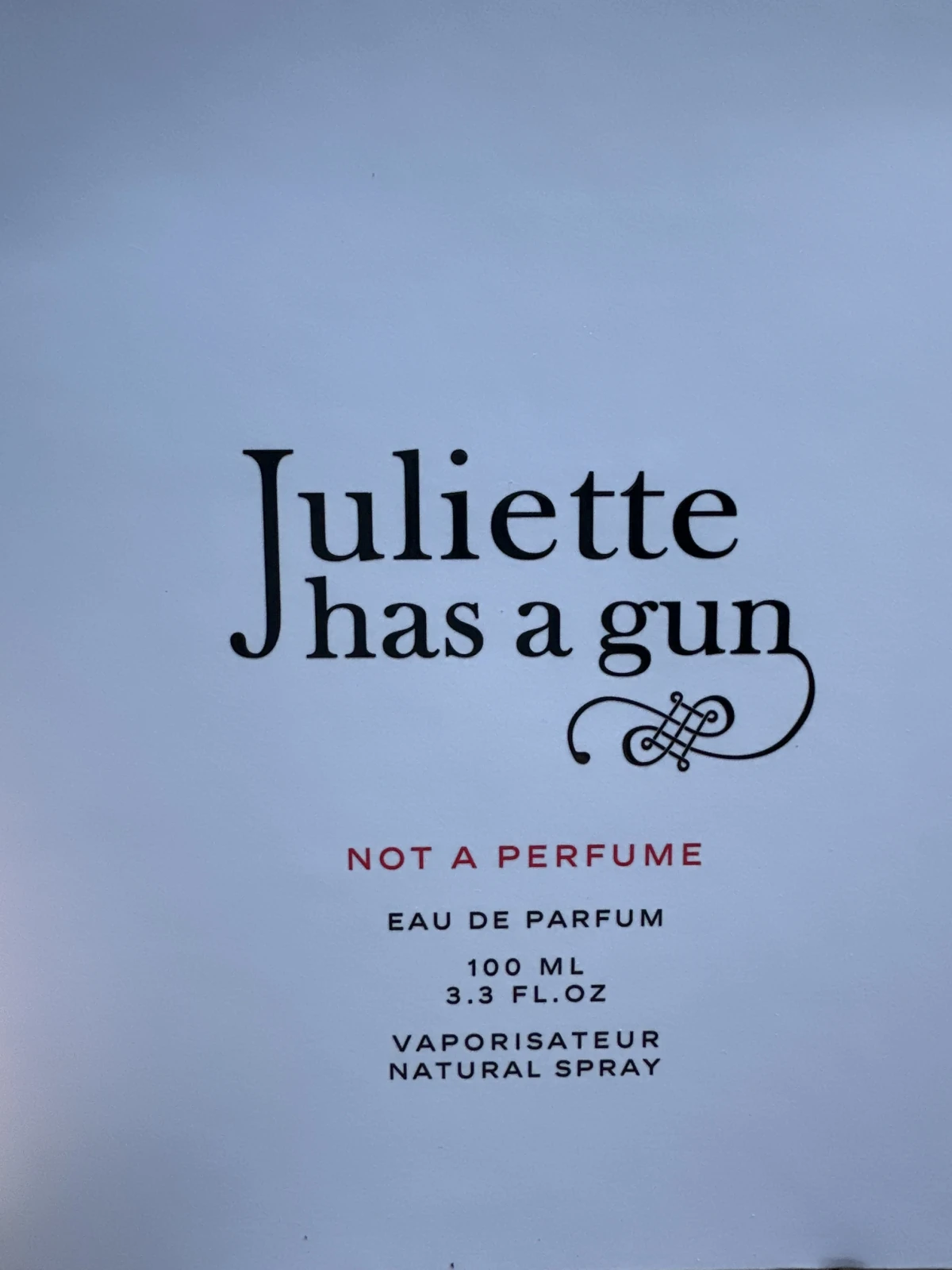Damesparfum Juliette Has A Gun EDP 100 ml Not A Perfume - before review image