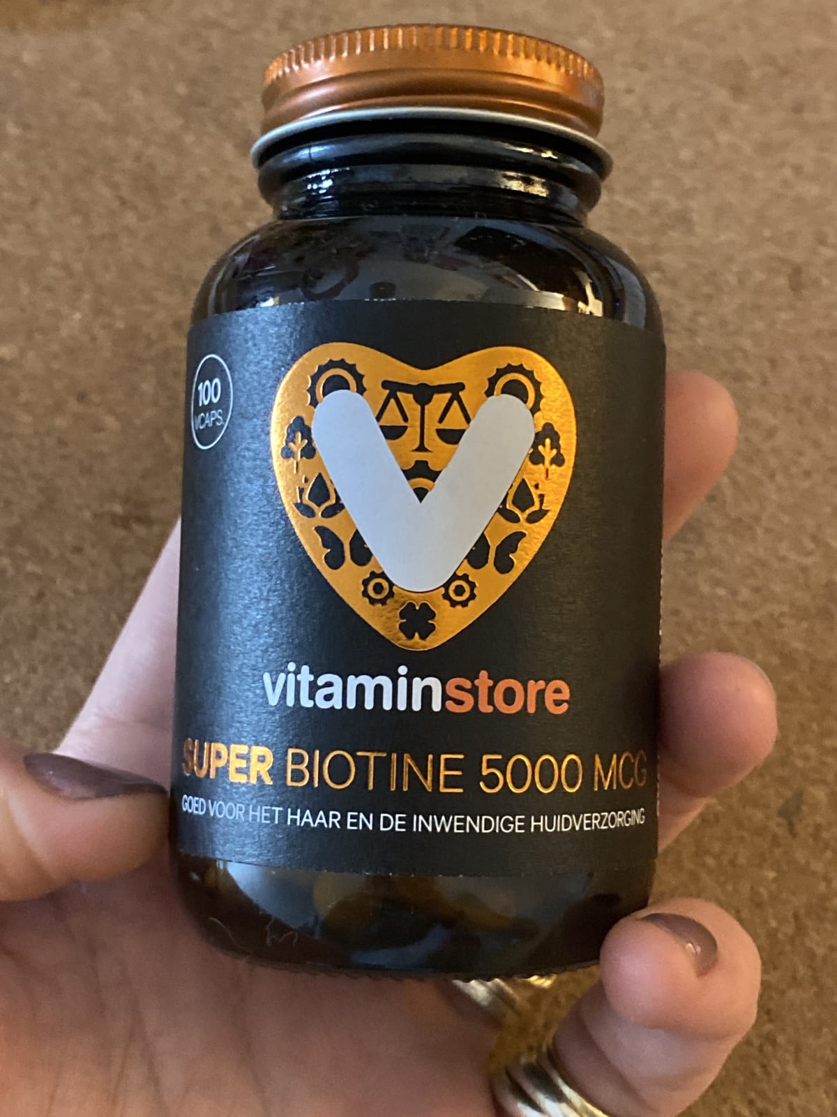 Super Biotine 5000 mcg (biotin)-100 vegicaps - review image