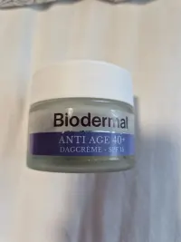 Biodermal Anti Age dagcrème 40+ - Dagcrème met hyaluronzuur en vitamine C - met SPF15 - anti rimpel creme vrouwen - 50ml - review image