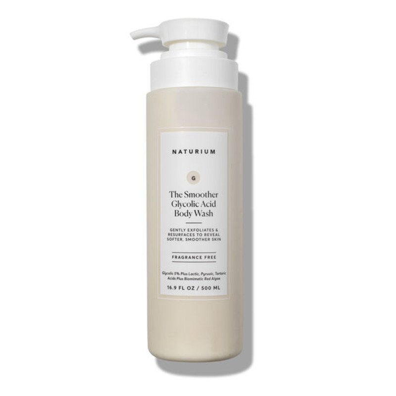 Body wash shop with glycolic acid