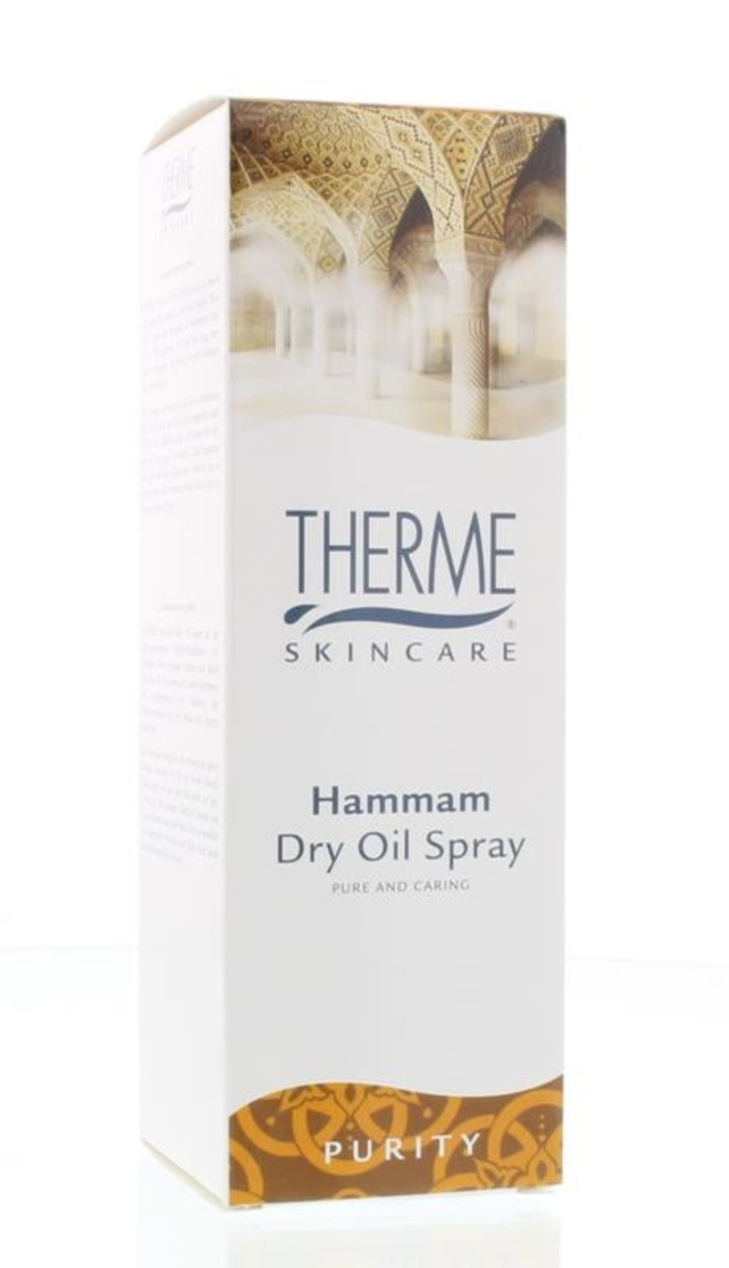 Dry oil spray hammam Therme We Are Eves honest cosmetic reviews.