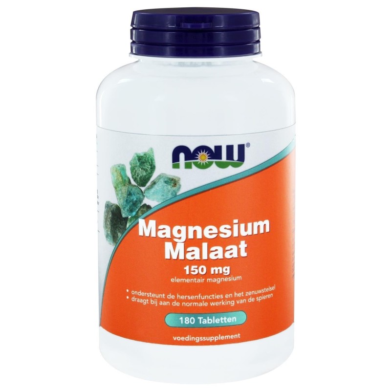 correct Onderwijs zoete smaak Magnesium Malaat 115 mg (appelzuur gebonden magnesium) | NOW - We Are Eves:  eerlijke cosmetica reviews.