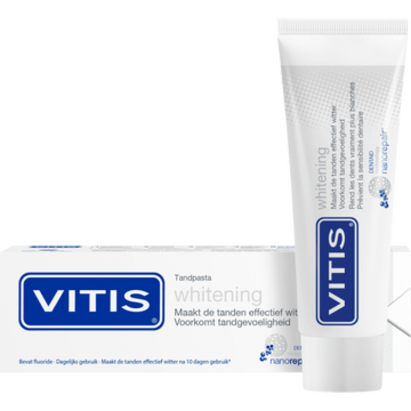 Variant bloeden Beperkt Whitening tandpasta | Vitis Whitening tandpasta voor zover hij kan - We Are  Eves: eerlijke cosmetica reviews.