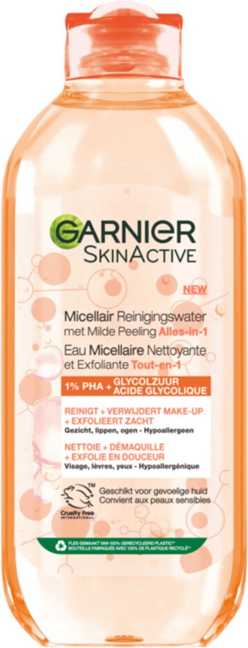 Garnier SkinActive Micellair Reinigingswater met Peeling Alles-in-1 400 ml | Garnier | - We Are Eves: honest reviews.