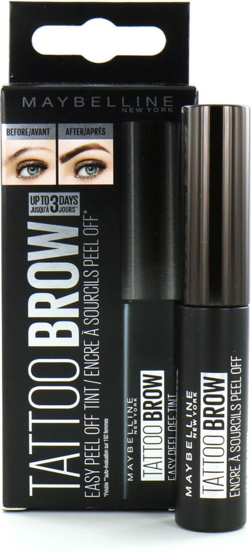 Maybelline Tattoo Brow Easy Peel Off Tint Black Brown