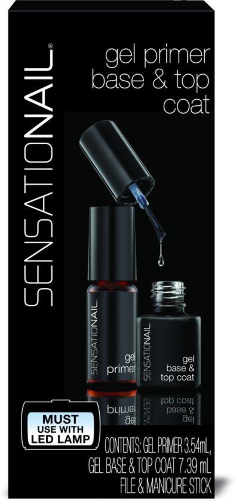 SensatioNail Gel Primer, Base &amp; Top Gel nagellak | Sensationail Top product - We Eves: cosmetic reviews.
