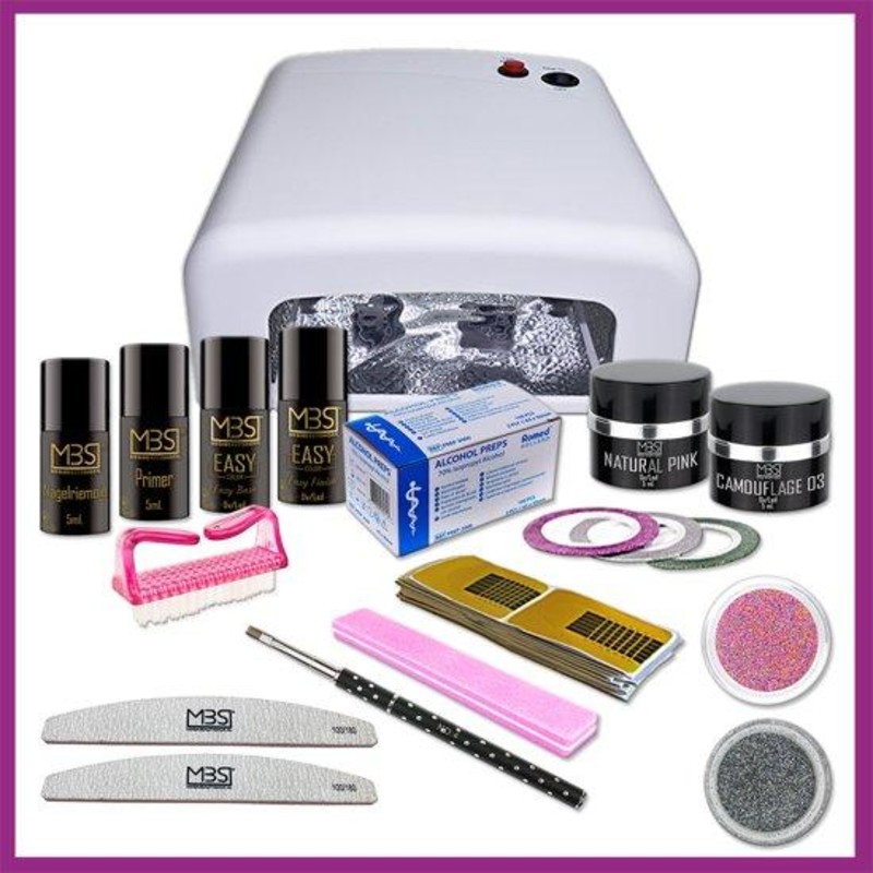 Uv gel startpakket met UV lamp,Starter Kit Set,Gelnagels Starterspakket MBS® | MEGA BEAUTY - We Are Eves: honest cosmetic reviews.