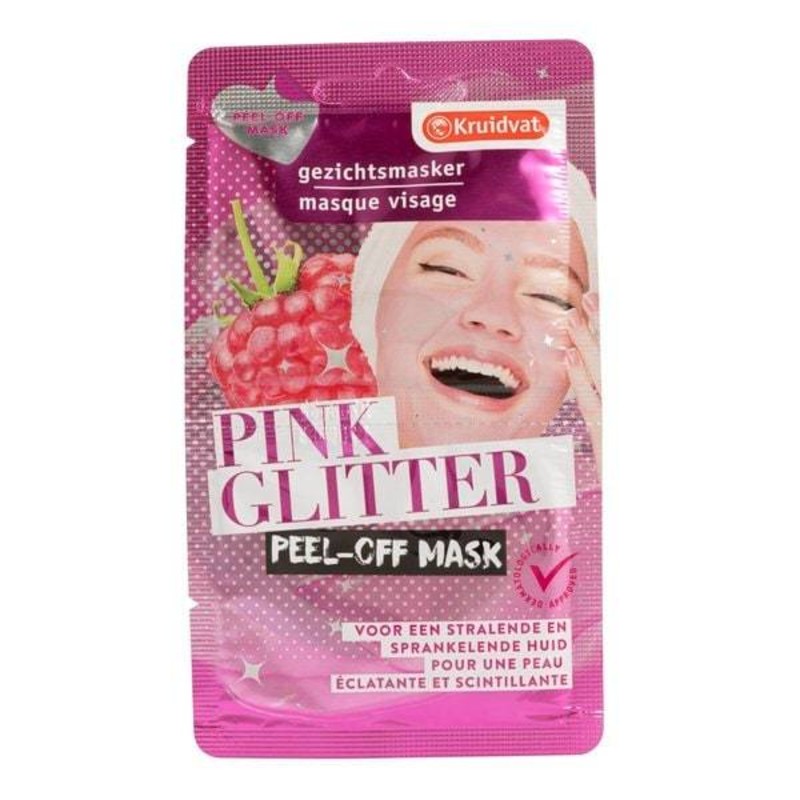 Pink Glitter Peel-Off Masker | Kruidvat | We Are Eves: cosmetica