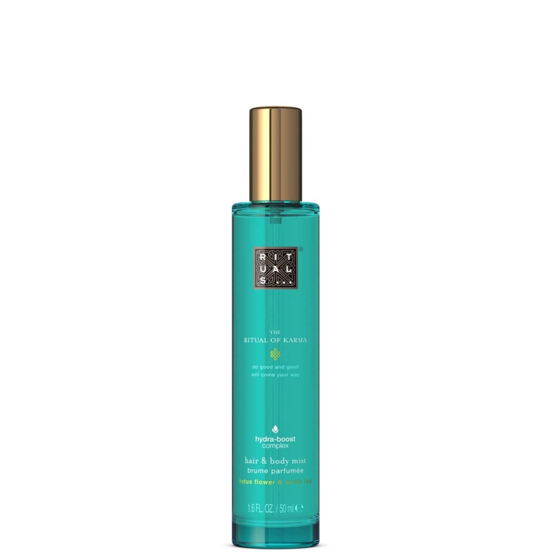 Image of Rituals The Ritual of Karma Delicately Sweet Lotus & White Tea Hair and Body Mist 50ml - Rituals