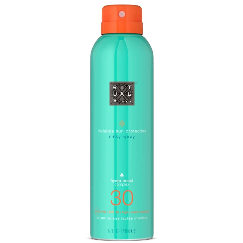 Image of Rituals The Ritual of Karma Delicately Sweet Lotus & White Tea Sun Screen Milky Spray 30 SPF 50ml - Rituals